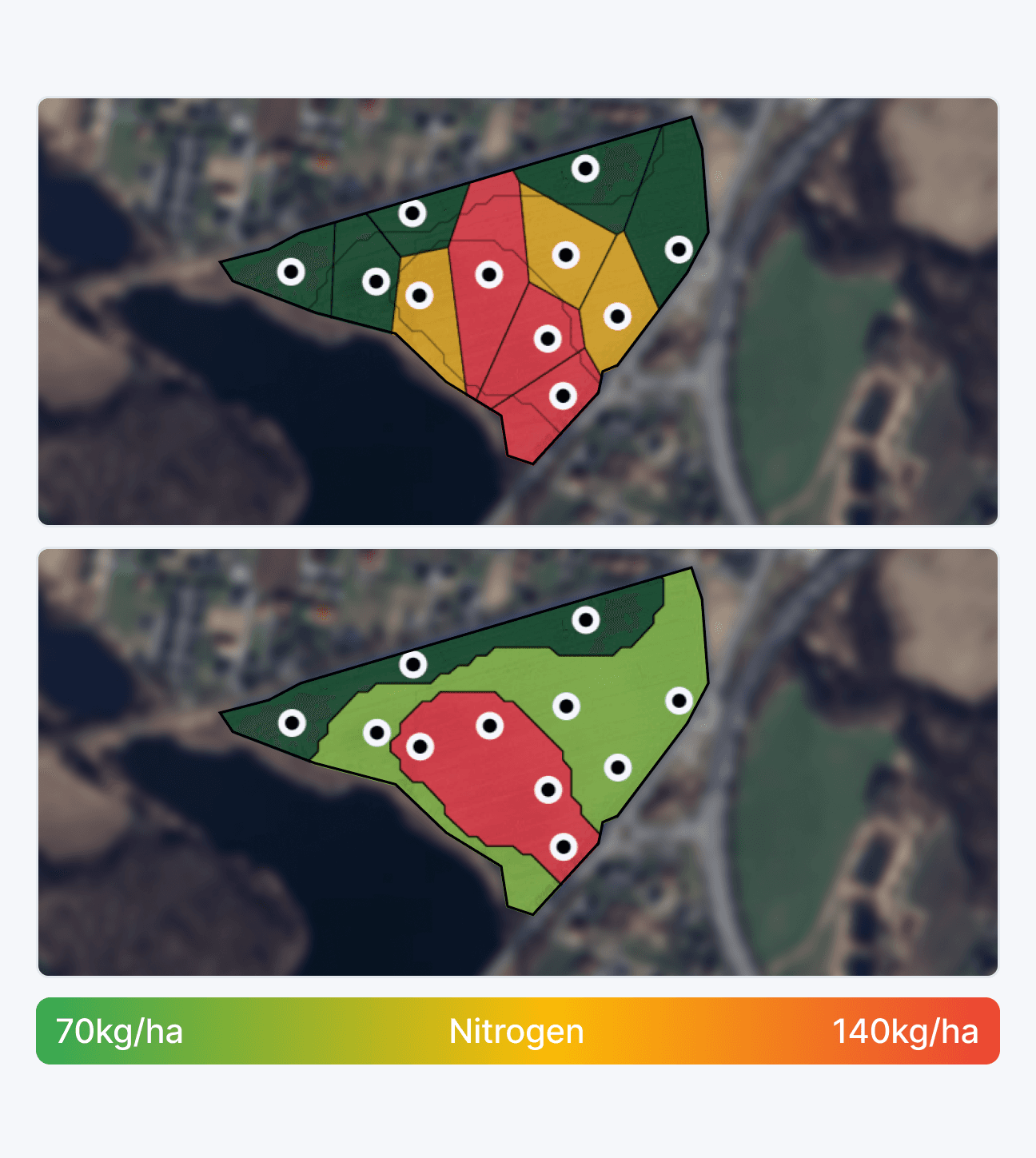 Precision fertilizing